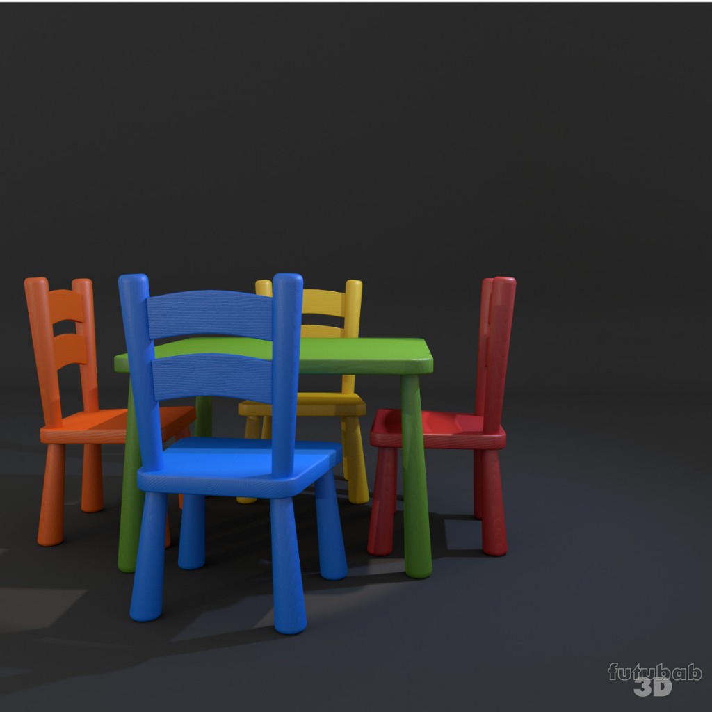 Kiddie Chairs and Table preview image 1